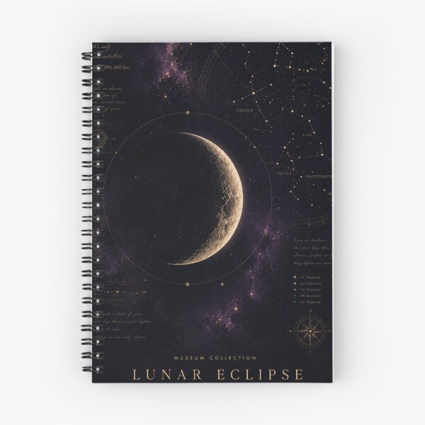 Item preview, Lunar Eclipse Moon Art designed and sold by tmoca.