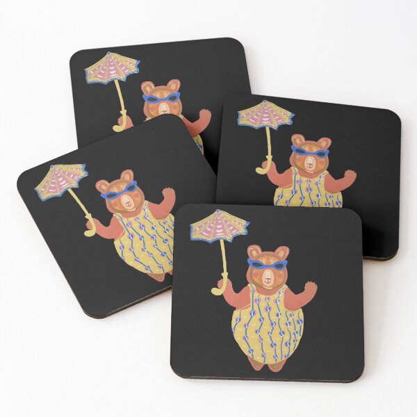 Item preview, Bear And Parasol. designed and sold by SalsySafrano.