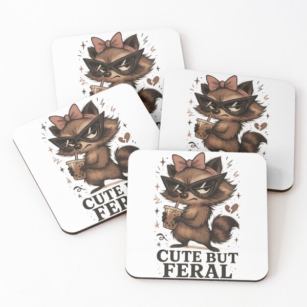Item preview, Cute but feral raccoon with sass  designed and sold by TimesTwoAngela.