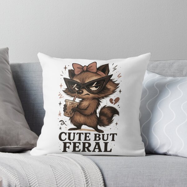Item preview, Cute but feral raccoon with sass  designed and sold by TimesTwoAngela.