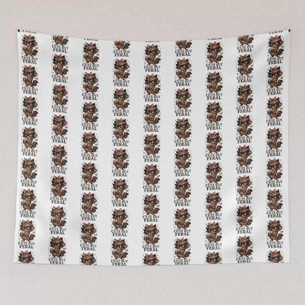 Item preview, Cute but feral raccoon with sass  designed and sold by TimesTwoAngela.