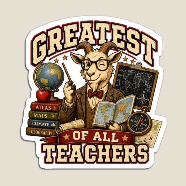 Item preview, Greatest of all Teachers (GOAT) - Geography designed and sold by Em-Arn.