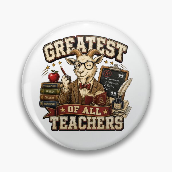 Item preview, Greatest of all Teachers (GOAT) - English designed and sold by Em-Arn.