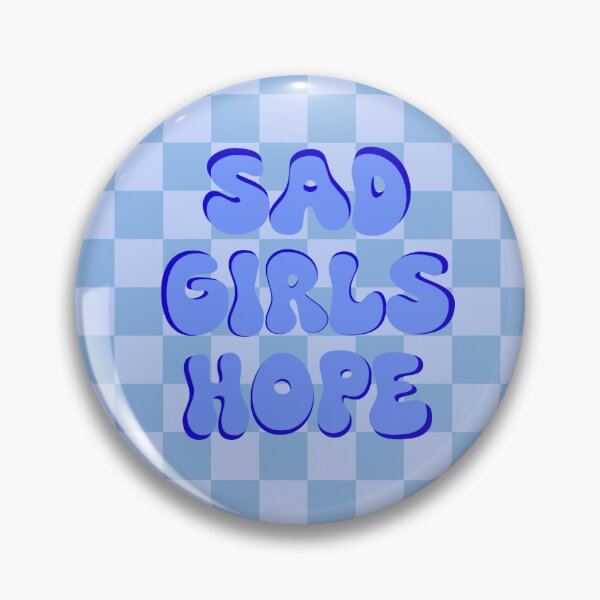 Artikelvorschau, Sad Girls Hope (Blau kariert) entworfen und verkauft von gennyevans.