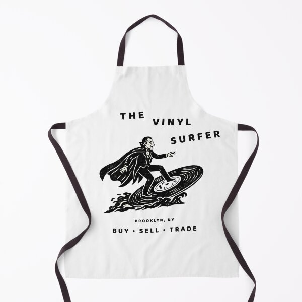 Item preview, The Vinyl Surfer – Vintage Record Store T-Shirt designed and sold by Klevertee.