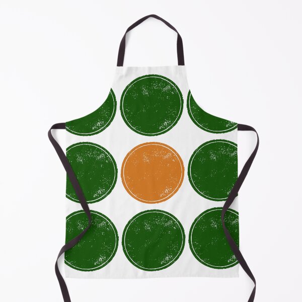 Item preview, Retro Orange Green Grunge Dots designed and sold by 0606PM.