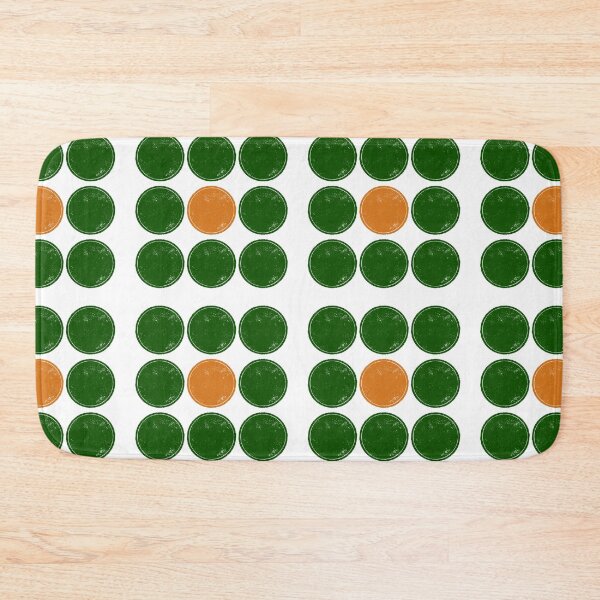 Item preview, Retro Orange Green Grunge Dots designed and sold by 0606PM.