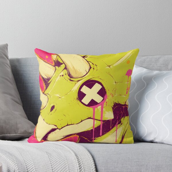 Item preview, Neon Triceratops Graffiti Dinosaur Art designed and sold by VoxelEstudi0nic.