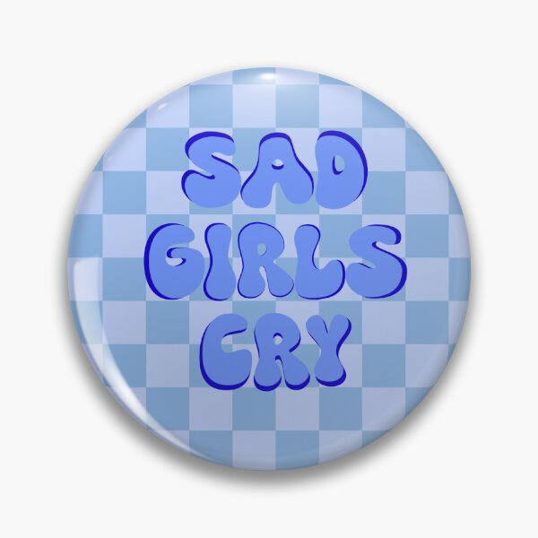 Artikelvorschau, Sad Girls Cry (Blau kariert) entworfen und verkauft von gennyevans.