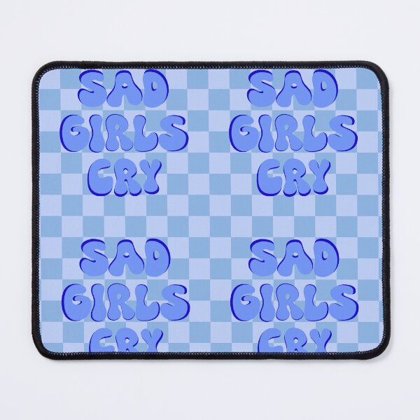 Item preview, Sad Girls Cry (Blue Checkered) designed and sold by gennyevans.