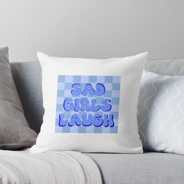 Item preview, Sad Girls Laugh (Blue Checkered) designed and sold by gennyevans.