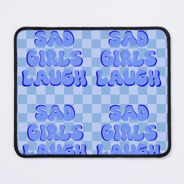 Item preview, Sad Girls Laugh (Blue Checkered) designed and sold by gennyevans.