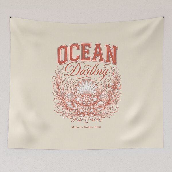 Item preview, Ocean Darling – Coastal Cowgirl Seashell & Pearl Design designed and sold by Sea Gem.