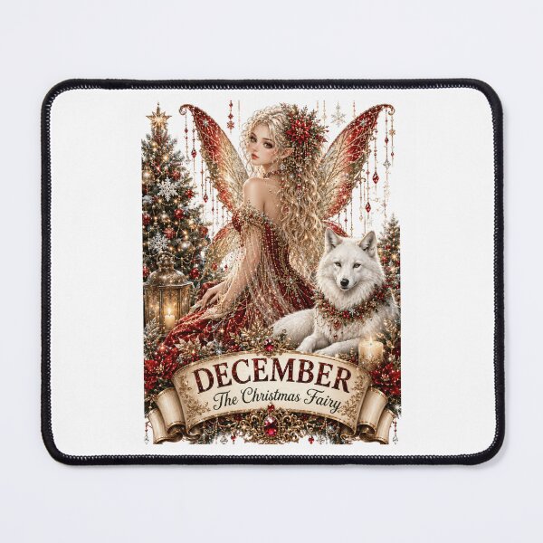 Item preview, December The Christmas Fairy with White Wolf designed and sold by RoPrincess.