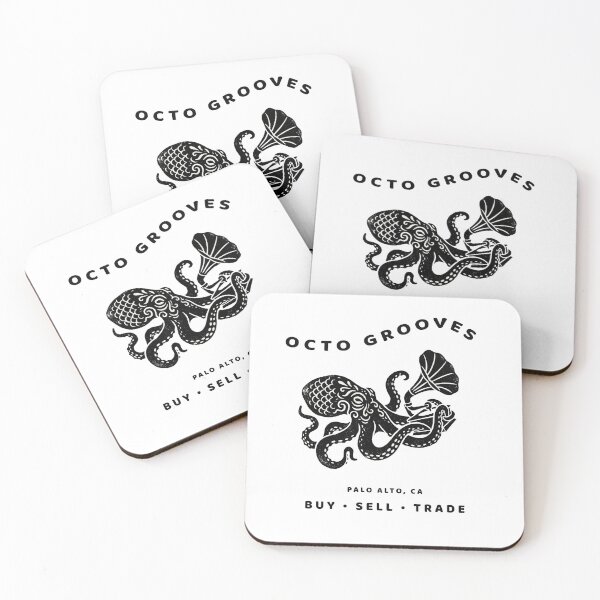 Item preview, Octo Grooves – Vintage Record Store T-Shirt designed and sold by Klevertee.