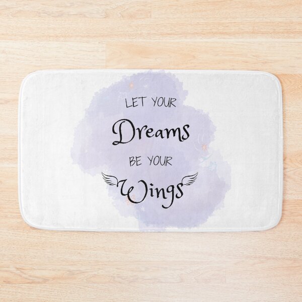 Item preview, Dreams Take Flight Inspirational Quote Design designed and sold by JSMidnightCreations .
