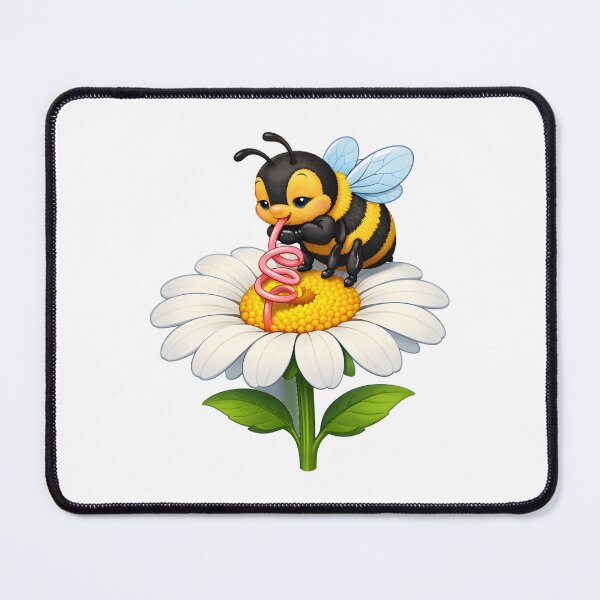 Artikelvorschau, Hummel trinkt Nektar von einer Gänseblümchen entworfen und verkauft von GearGirlNJ.