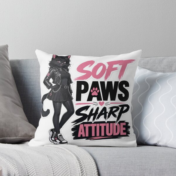 Item preview, Soft Paws Sharp Attitude Cat Girl designed and sold by Furrenzy.