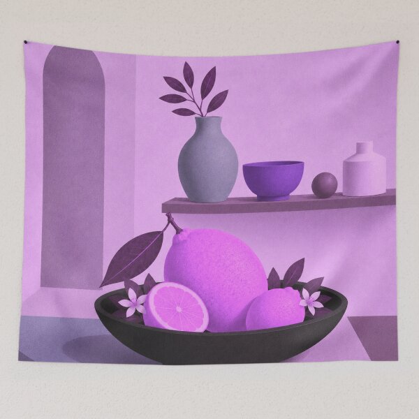 Item preview, Lavender Lemon Still Life designed and sold by joycrysstudio.