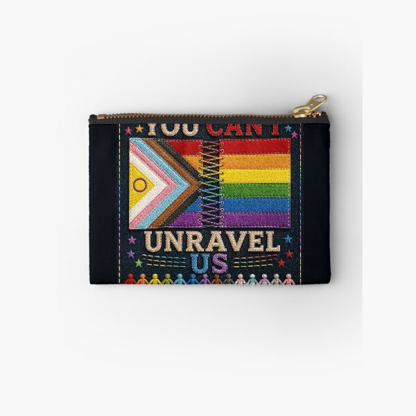 Item preview, ✂️ STITCHED TOGETHER COLLECTION ✂️- ❤️ - PRIDE UNITY - You Can't Unravel Us designed and sold by WheelieGdArt.