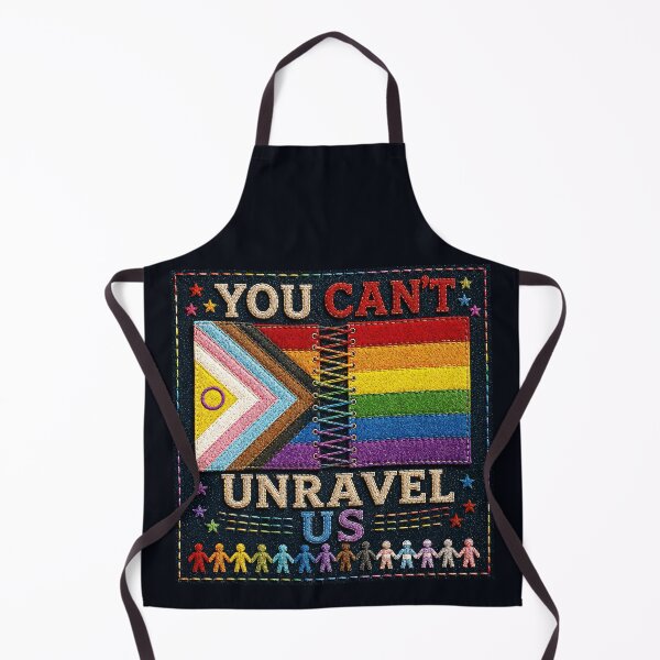 Item preview, ✂️ STITCHED TOGETHER COLLECTION ✂️- ❤️ - PRIDE UNITY - You Can't Unravel Us designed and sold by WheelieGdArt.