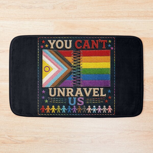 Item preview, ✂️ STITCHED TOGETHER COLLECTION ✂️- ❤️ - PRIDE UNITY - You Can't Unravel Us designed and sold by WheelieGdArt.