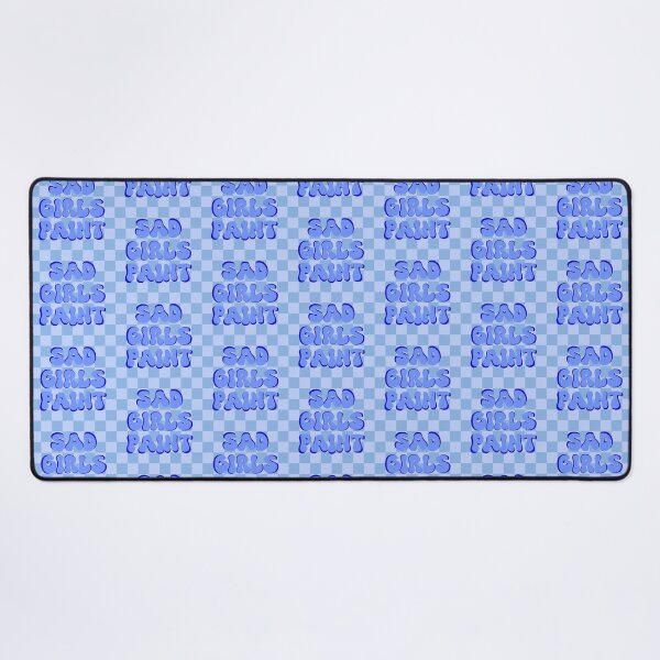 Item preview, Sad Girls Paint (Blue Checkered) designed and sold by gennyevans.