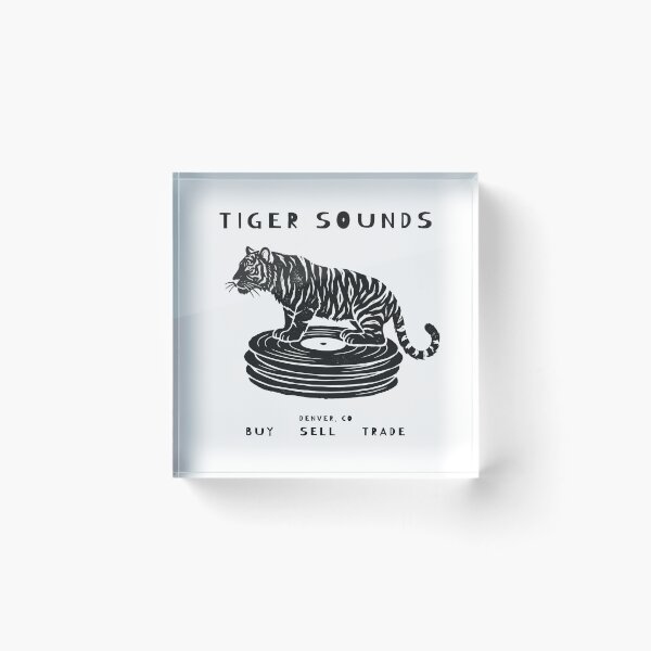 Item preview, Tiger Sounds – Vintage Record Store T-Shirt designed and sold by Klevertee.