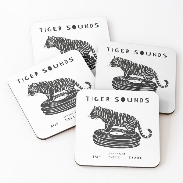 Item preview, Tiger Sounds – Vintage Record Store T-Shirt designed and sold by Klevertee.