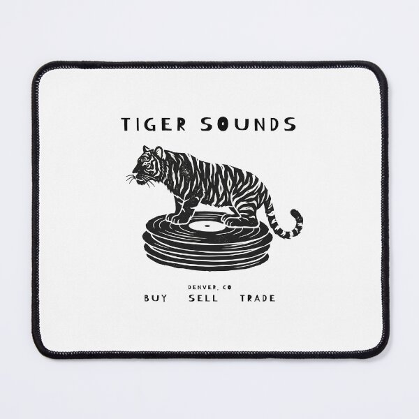 Item preview, Tiger Sounds – Vintage Record Store T-Shirt designed and sold by Klevertee.