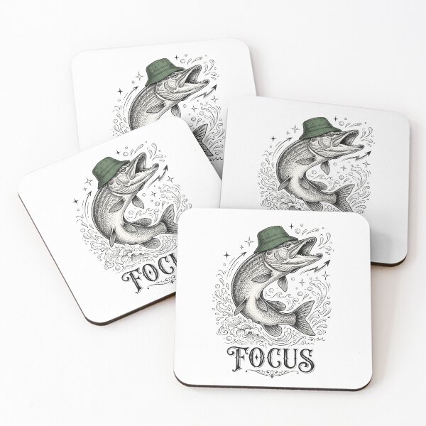 Item preview, Northern Pike Fish Focus | Motivational Fishing Design | Angler & Freshwater Fishing Gift designed and sold by Softbear Atelier.