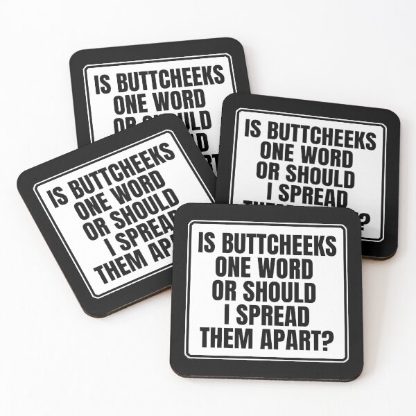 Item preview, Is ButtCheeks One Word Or Should I Spread Them Apart - Funny Offensive Adult Humor designed and sold by Dondonmart.