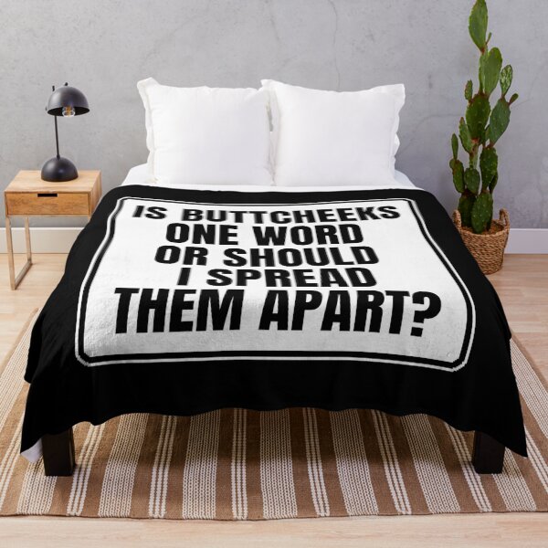 Item preview, Is ButtCheeks One Word Or Should I Spread Them Apart - Funny Offensive Adult Humor designed and sold by Dondonmart.
