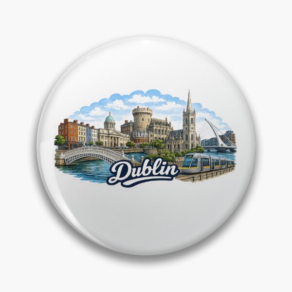 Item preview, Dublin Skyline designed and sold by GridiStudio.