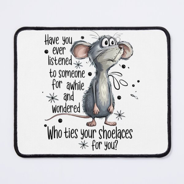 Item preview, Mouse baffled at how some people function designed and sold by TimesTwoAngela.