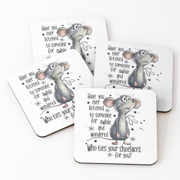 Item preview, Mouse baffled at how some people function designed and sold by TimesTwoAngela.