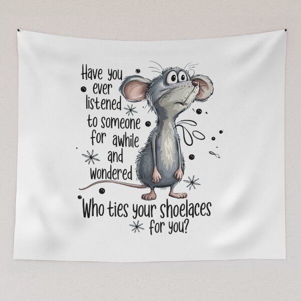 Item preview, Mouse baffled at how some people function designed and sold by TimesTwoAngela.