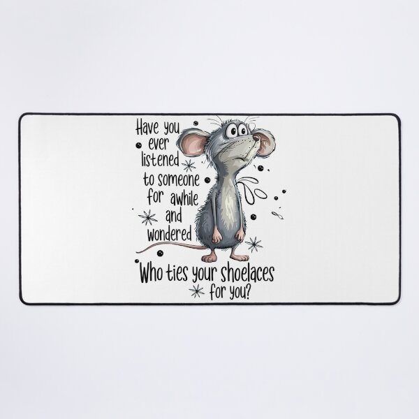 Item preview, Mouse baffled at how some people function designed and sold by TimesTwoAngela.