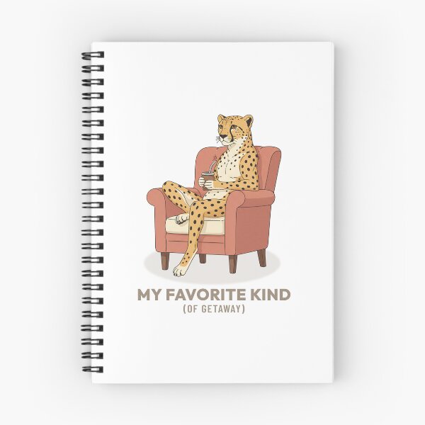 Item preview, Cheetah Drinking Mate Slow Living Vintage Aesthetic designed and sold by Cozy Vintage Animal.