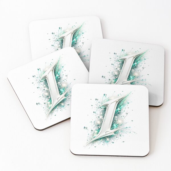 Item preview, Aetherbrush Manga Glyphs: The Mystic Silver Letter I designed and sold by BlissBlvdShop.