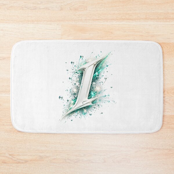 Item preview, Aetherbrush Manga Glyphs: The Mystic Silver Letter I designed and sold by BlissBlvdShop.