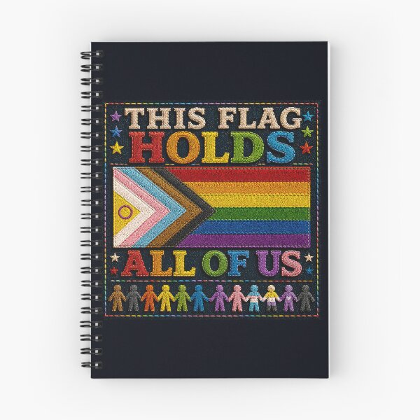 Item preview, ✂️ STITCHED TOGETHER COLLECTION ✂️- ❤️ - PRIDE UNITY - This Flag Holds All Of Us v1 designed and sold by WheelieGdArt.