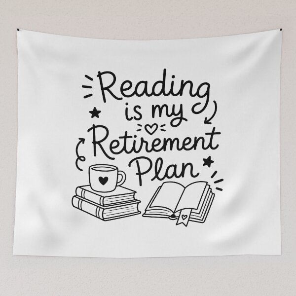 Item preview, Reading is my retirement plan designed and sold by gunaone-design.