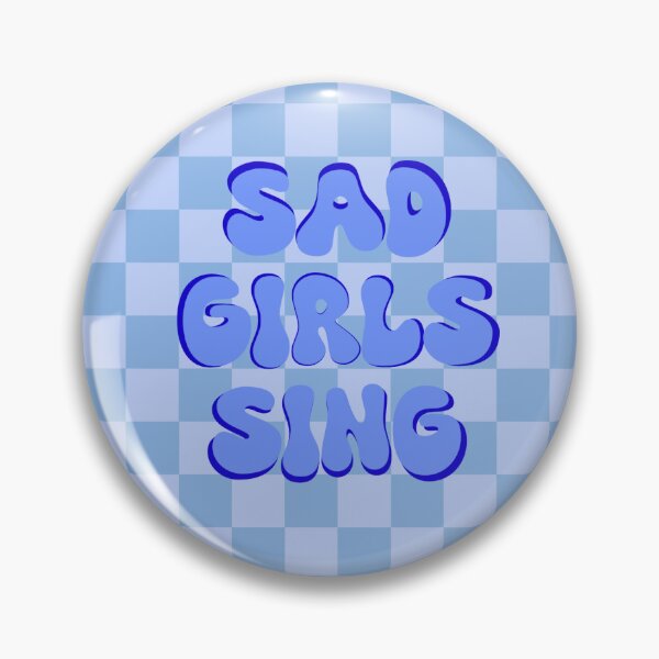 Item preview, Copy of Sad Girls Write (Blue Checkered) designed and sold by gennyevans.