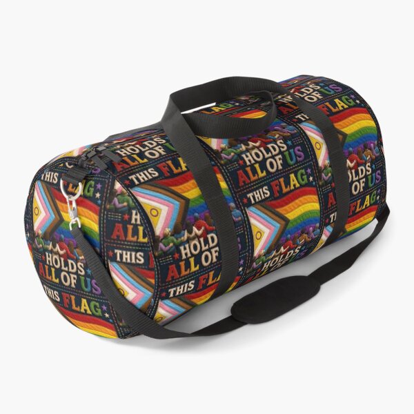 Item preview, ✂️ STITCHED TOGETHER COLLECTION ✂️- ❤️ - PRIDE UNITY - This Flag Holds All Of Us v2 designed and sold by WheelieGdArt.