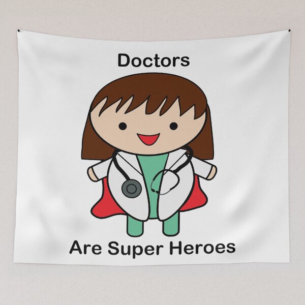 Item preview, Female Doctors Are Super Heroes designed and sold by ValeriesGallery.