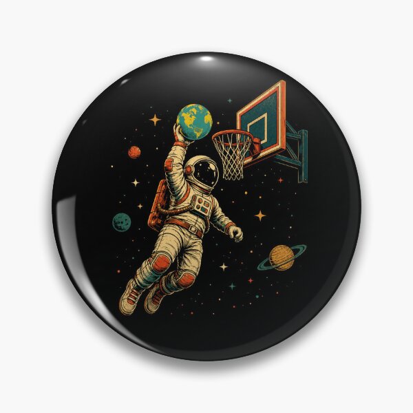 Item preview, Astronaut Basketball Outer Space designed and sold by Moizento.