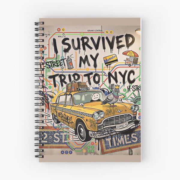 Item preview, I Survived My Trip to NYC T-Shirt Funny Survived My Trip to New York  designed and sold by gear-posters.
