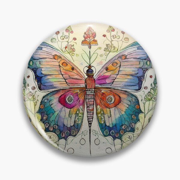 Item preview, Botanical Watercolor Butterfly designed and sold by zoliartdesign.