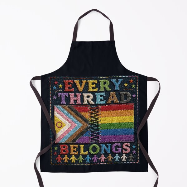 Item preview, ✂️ STITCHED TOGETHER COLLECTION ✂️- ❤️ - PRIDE UNITY - Every Thread Belongs designed and sold by WheelieGdArt.
